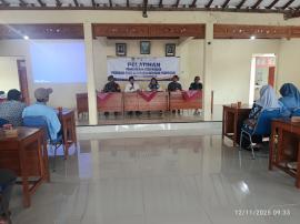 Pembinaan Desa Wisata -Pokdarwis Melalui Program PIWK-PIS Kabupaten Gunungkidul di Kalurahan Wunung